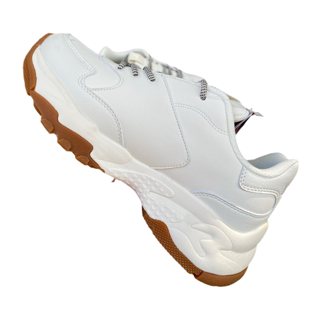 MLB white raw rubber MLB Yankees senior shoes men's and women's sneakers