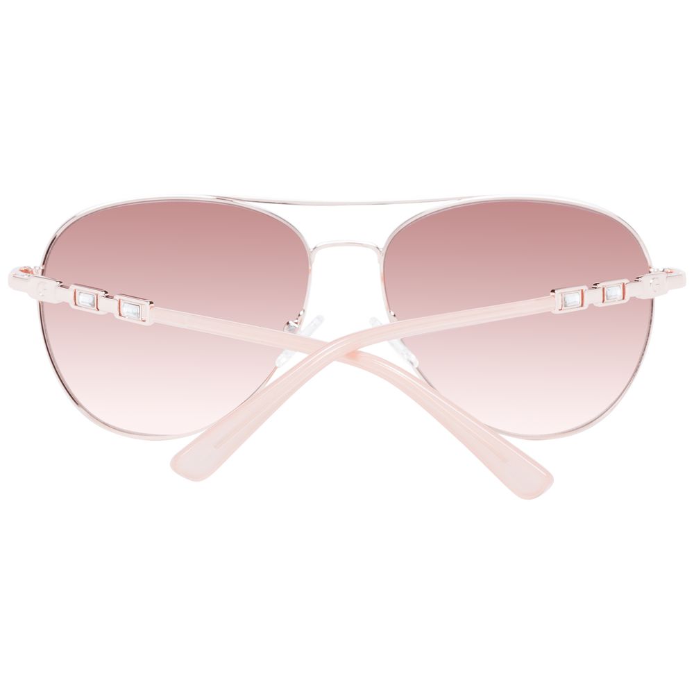 Guess Rose Gold Metal Sunglasses