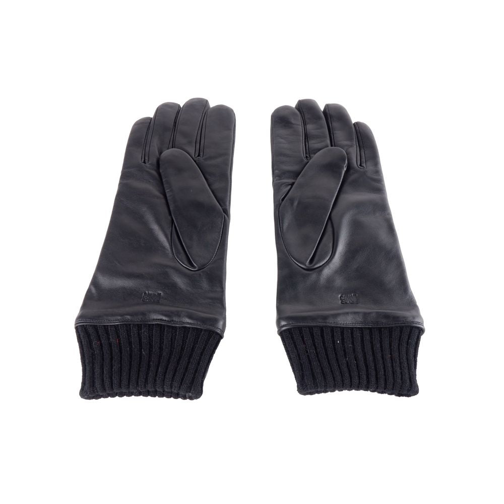 Cavalli Class Black Lambskin Glove