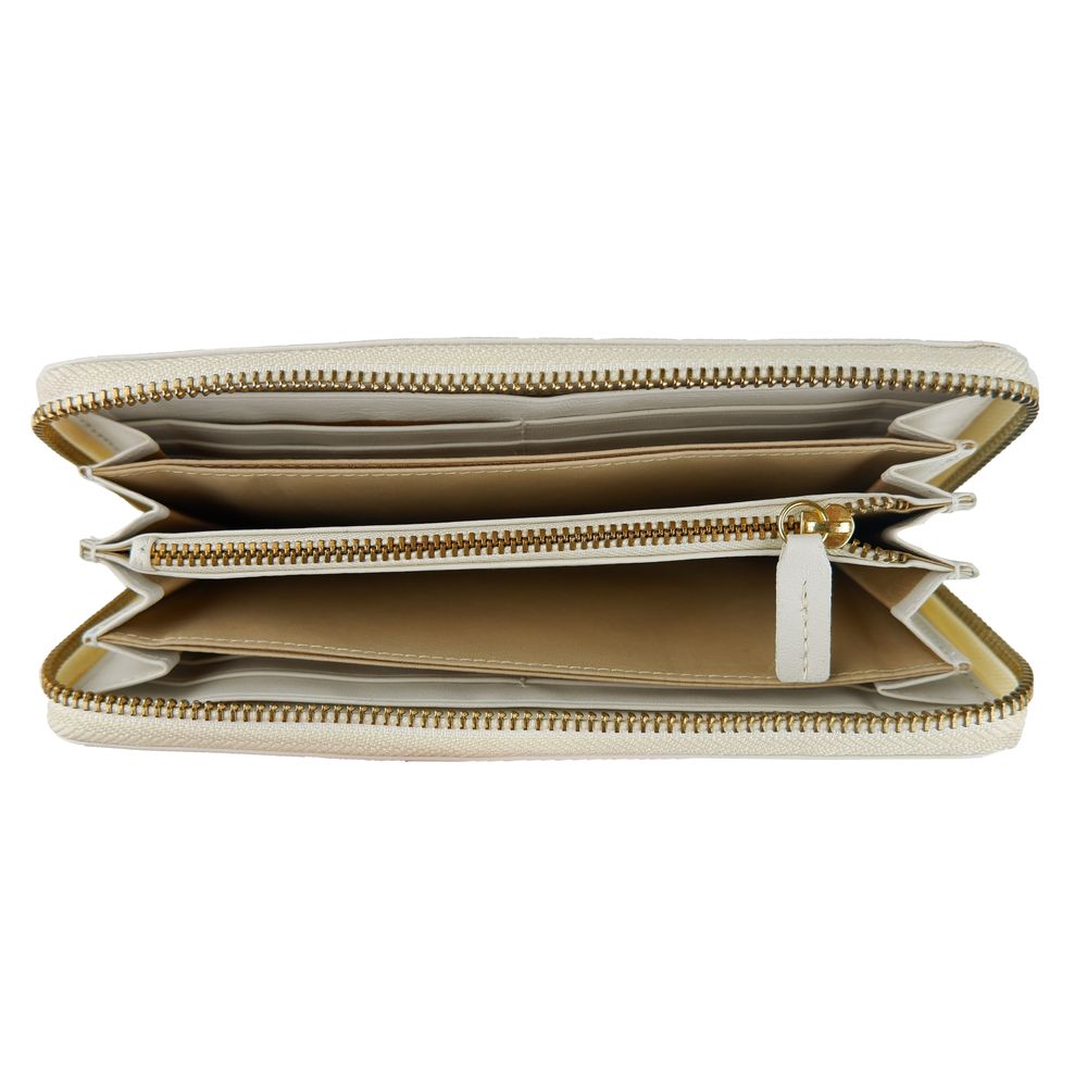 Cavalli Class White Calfskin Wallet