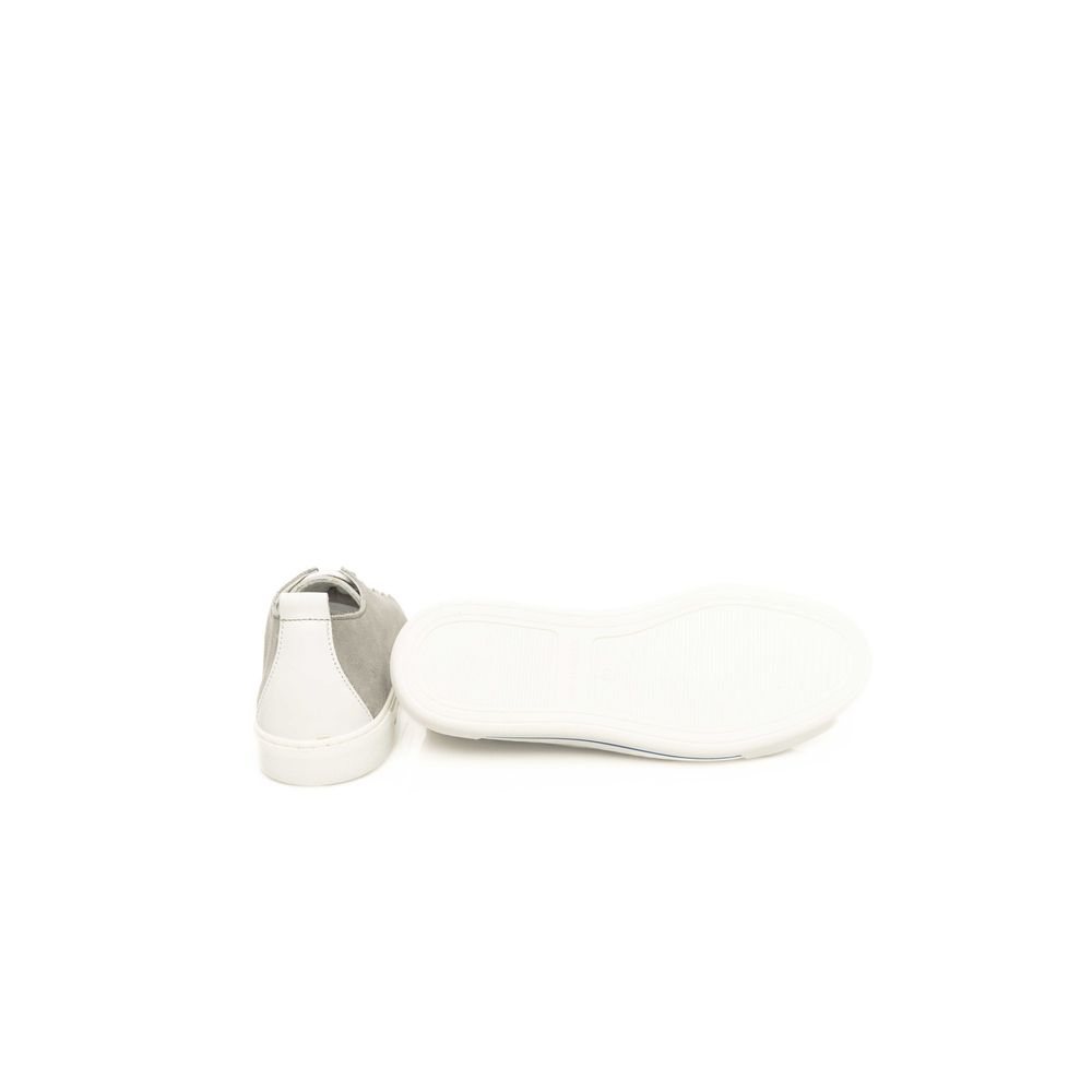 Cerruti 1881 Gray Cowhide Sneaker