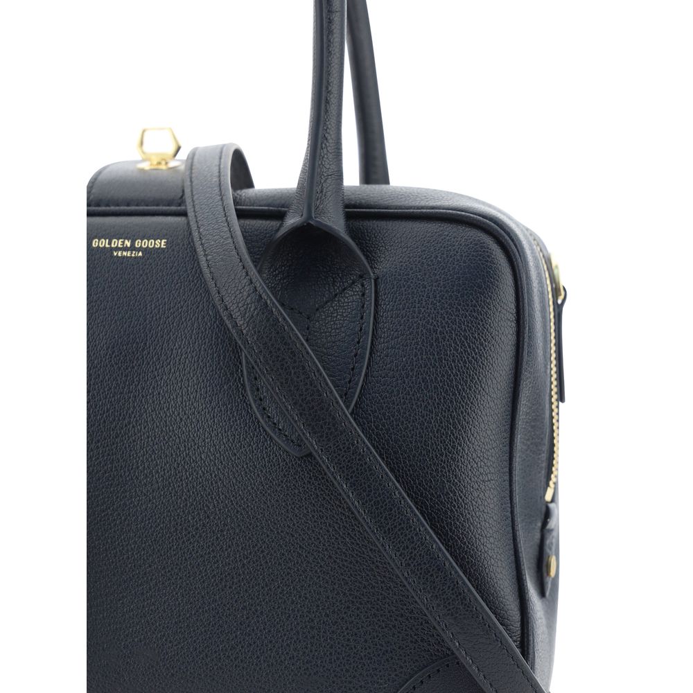 Golden Goose Black Calf Leather Bos Taurus Handbag