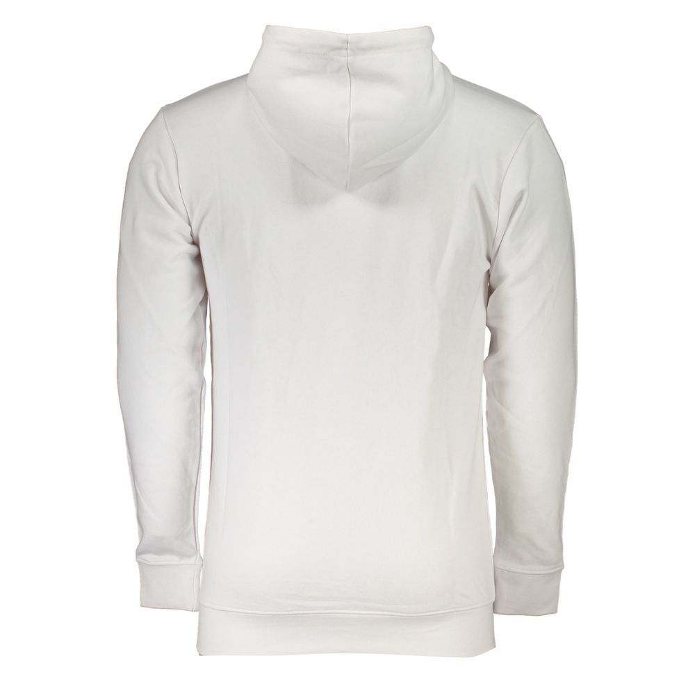 Cavalli Class White Cotton Sweatshirt