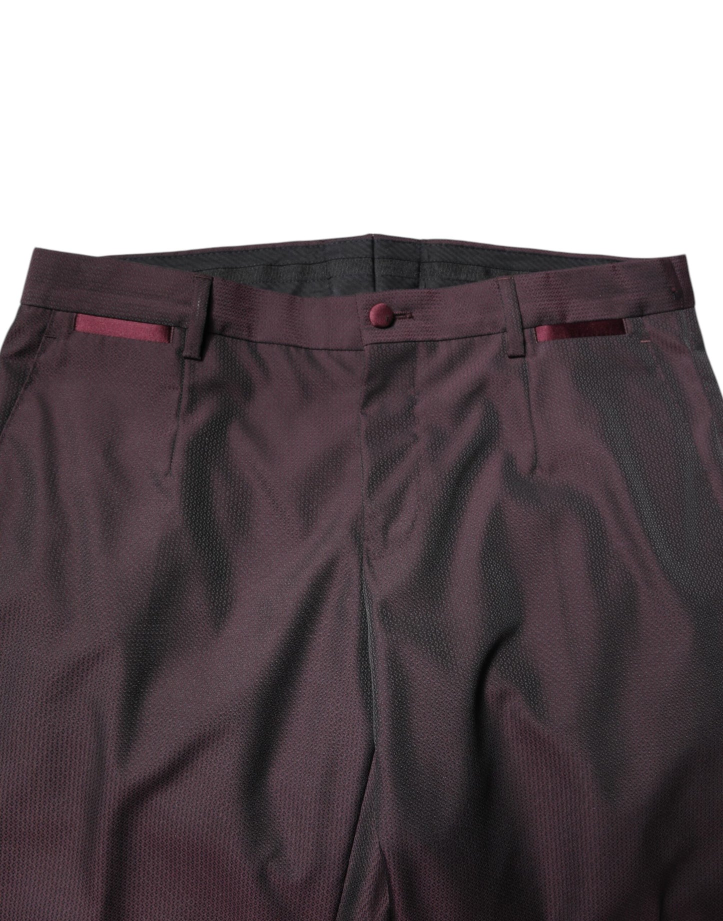 Dolce & Gabbana Maroon Single Breasted Formal 2 Piece Suit