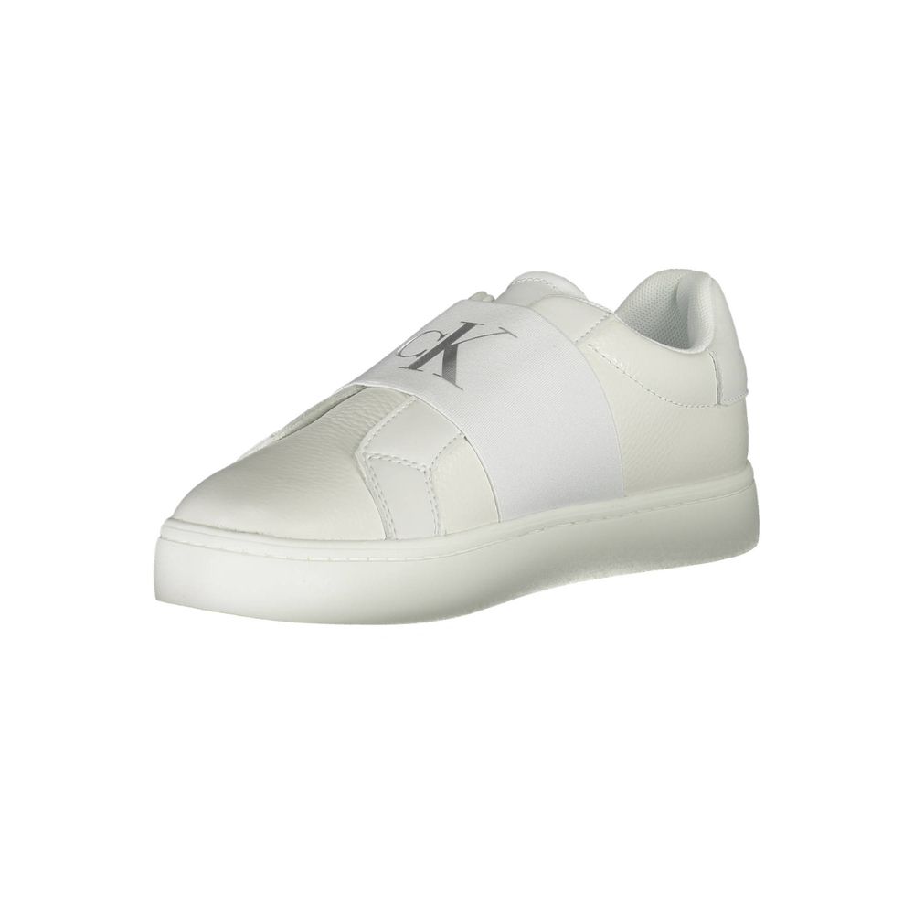 Calvin Klein White Polyester Sneaker