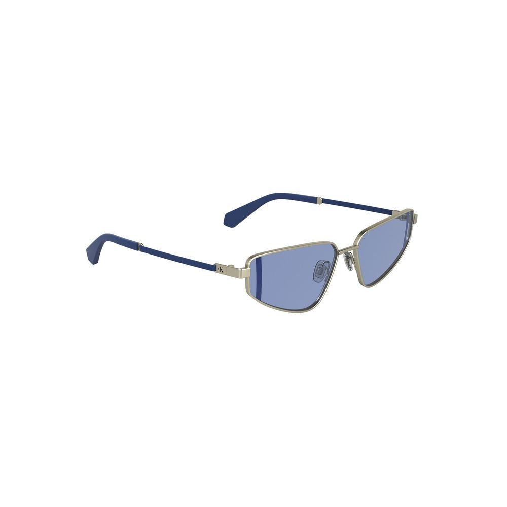 Calvin Klein Gray Metal Sunglass