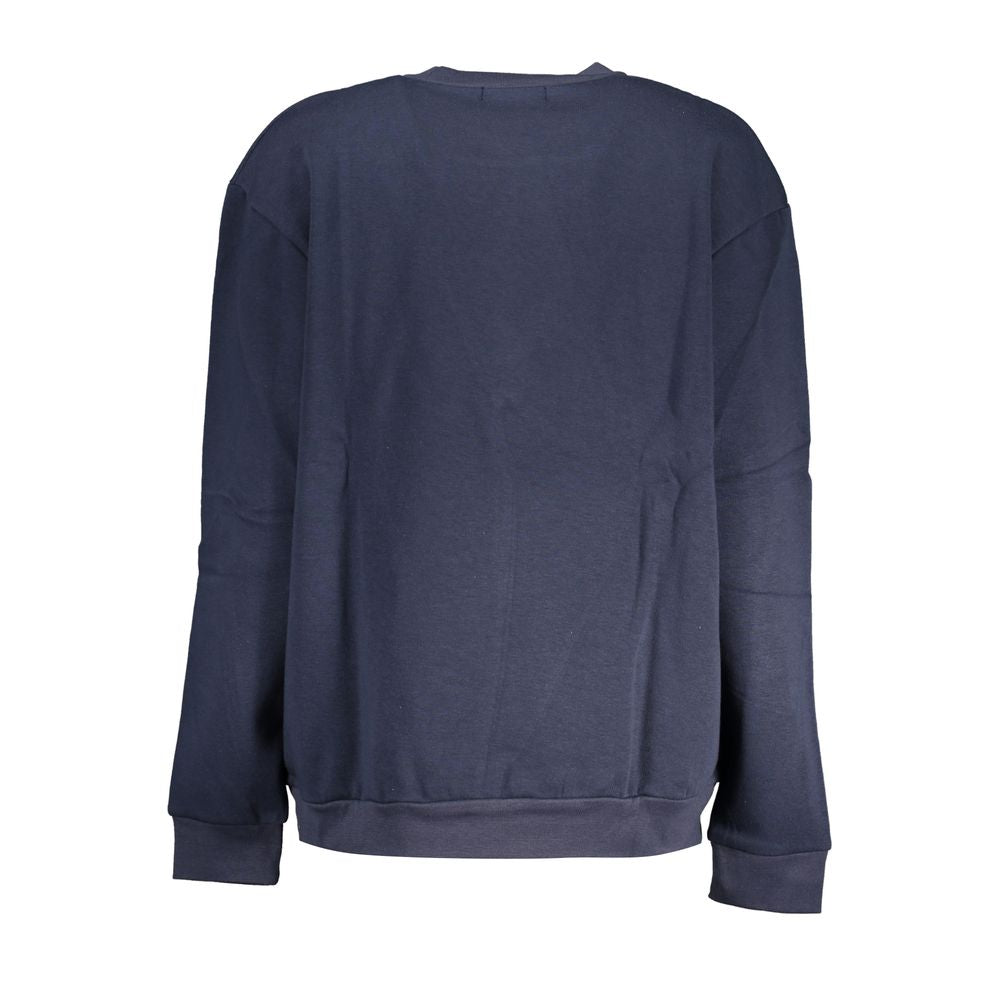 Cavalli Class Blue Cotton Sweatshirt