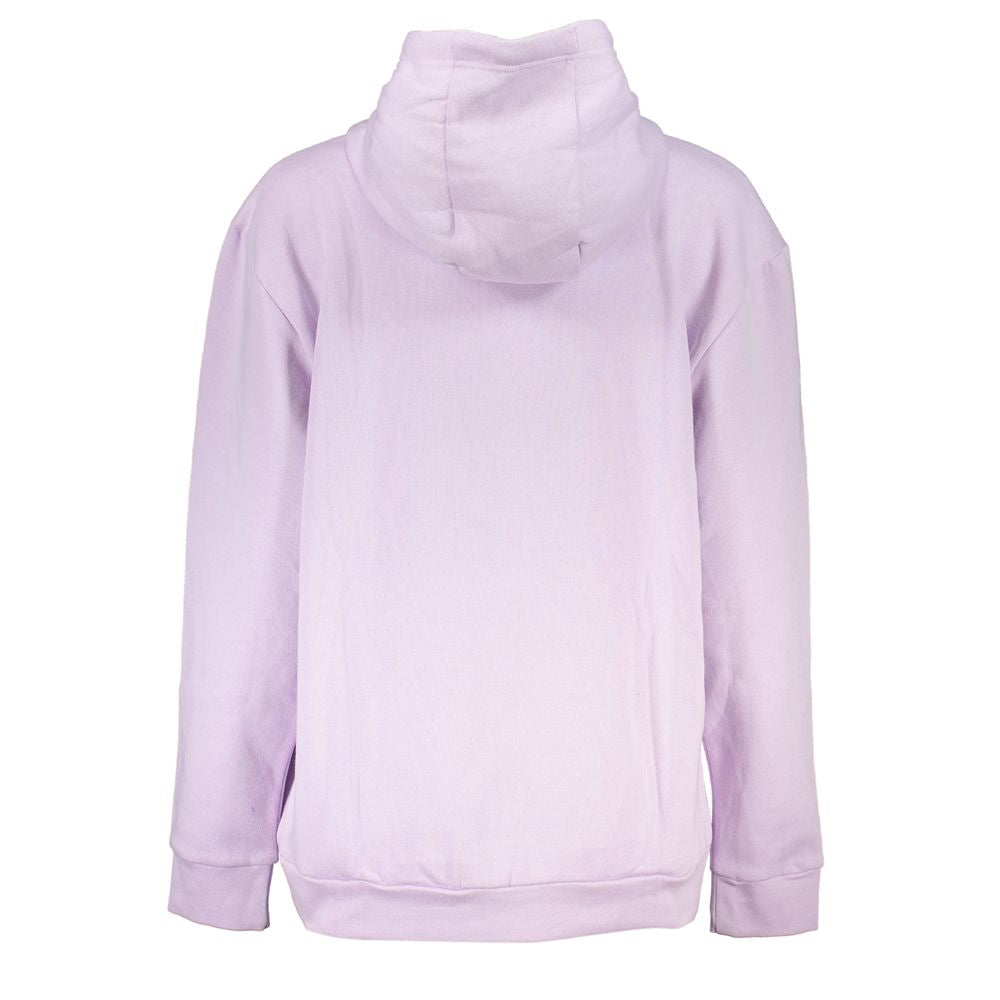 Cavalli Class Purple Cotton Sweatshirt
