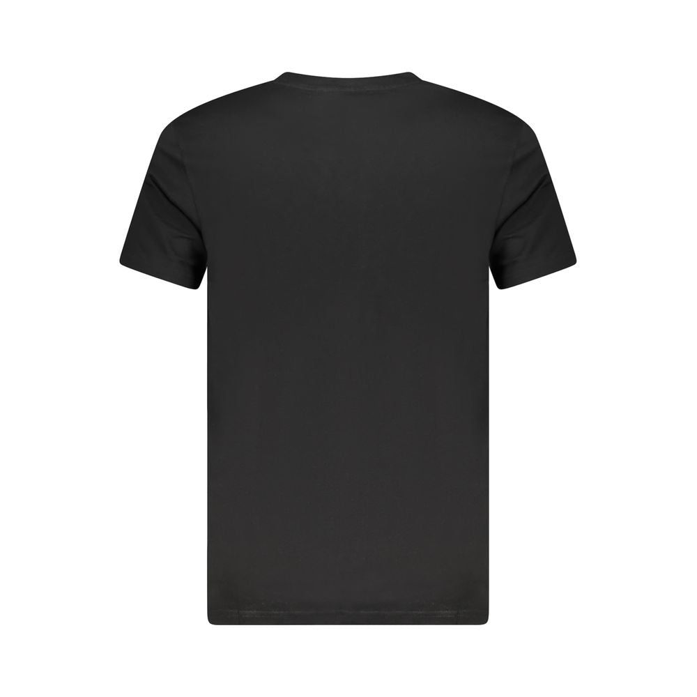 Cavalli Class Black Cotton T-Shirt