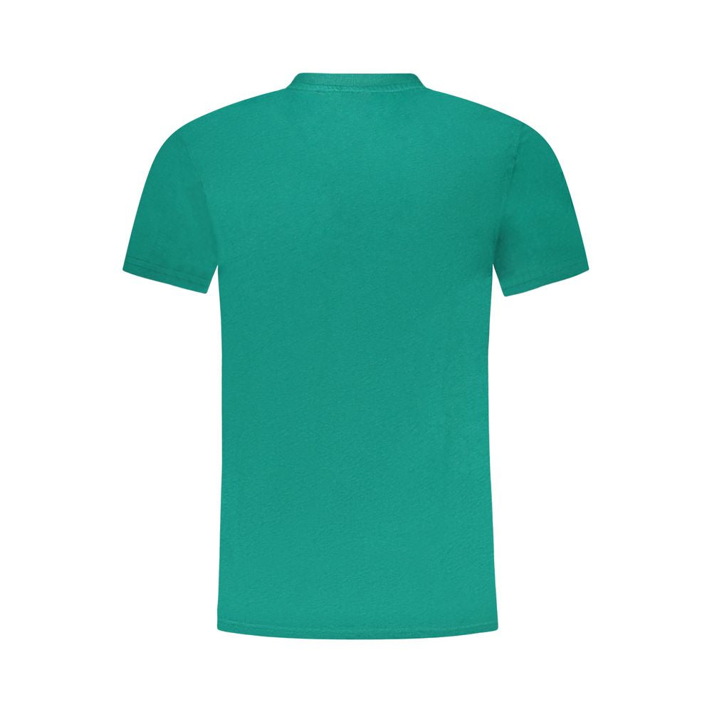 Cavalli Class Green Cotton T-Shirt