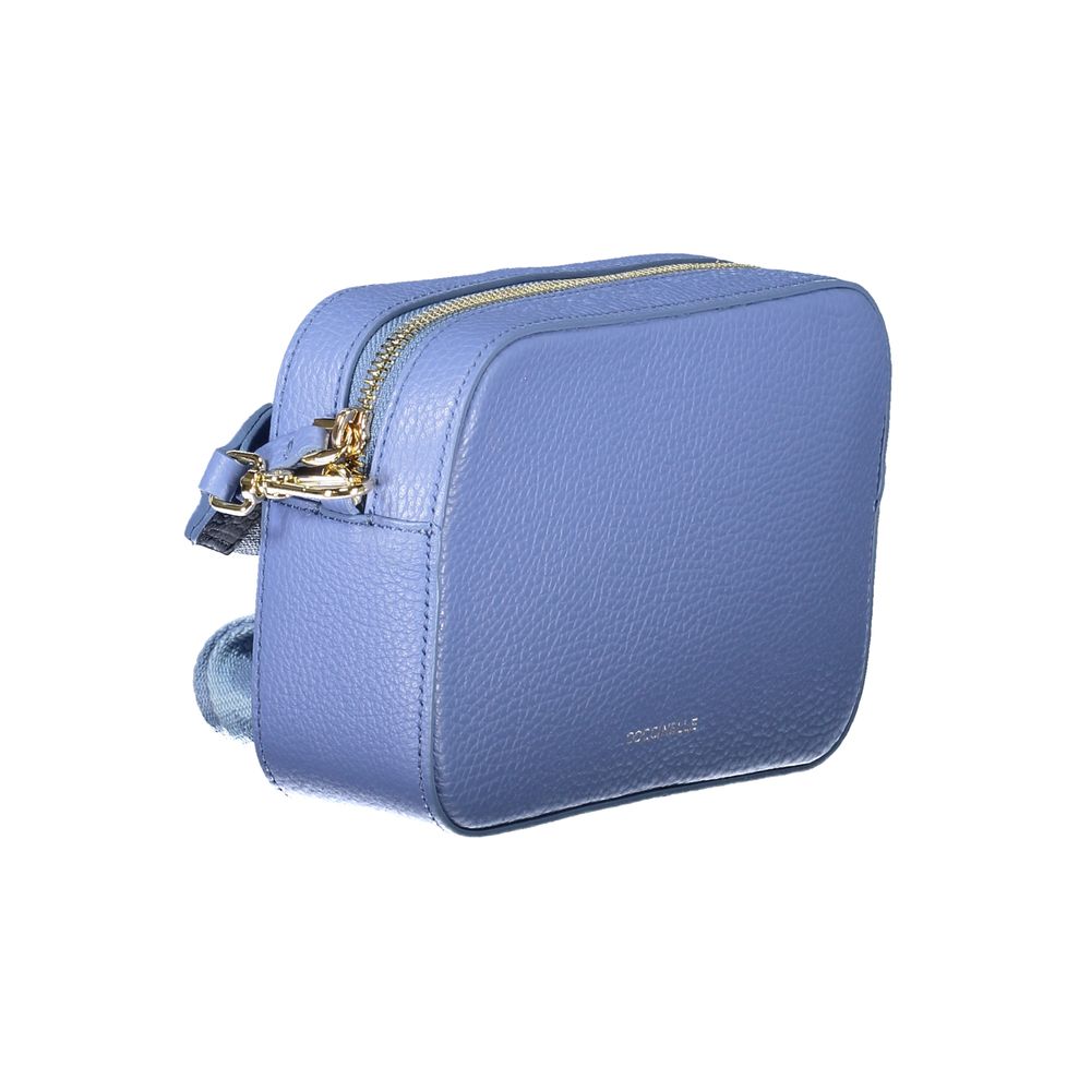 Coccinelle Blue Leather Handbag