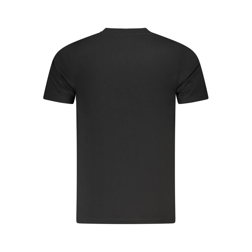 Cavalli Class Black Cotton T-Shirt