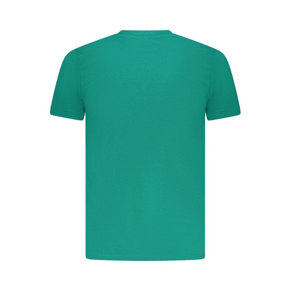 Cavalli Class Green Cotton T-Shirt
