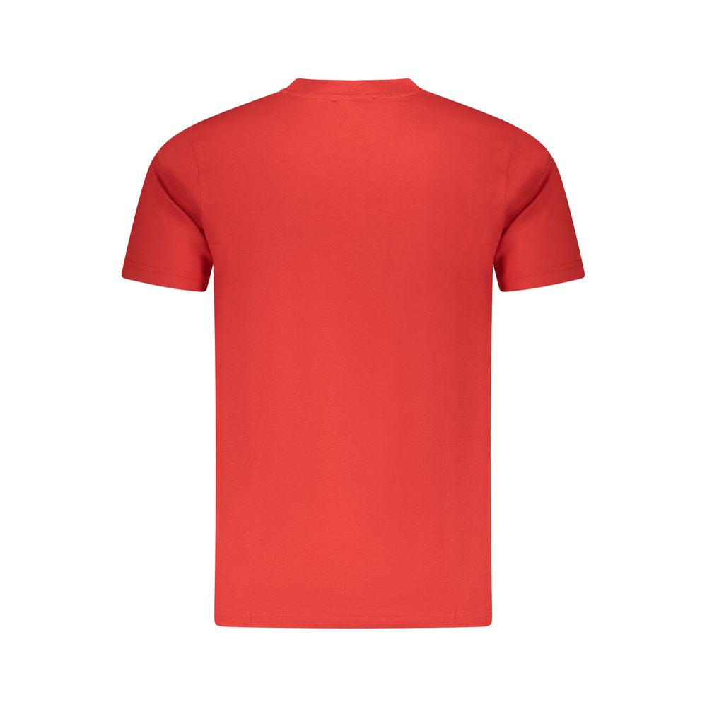 Cavalli Class Red Cotton T-Shirt
