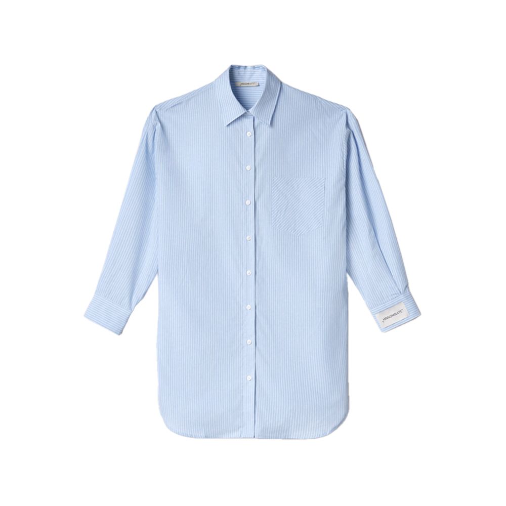 Hinnominate Blue Cotton Shirt