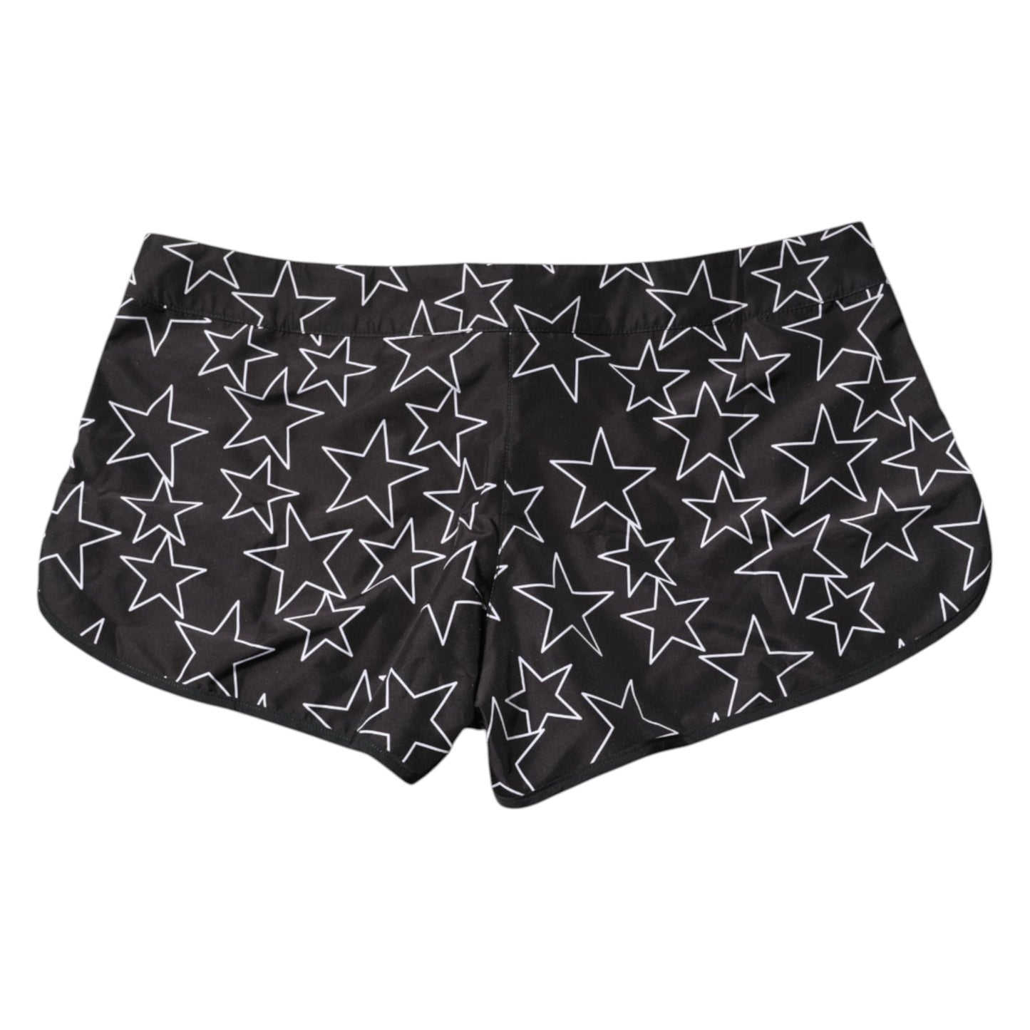 Dolce & Gabbana Black Star Print Beachwear Shorts Swimwear