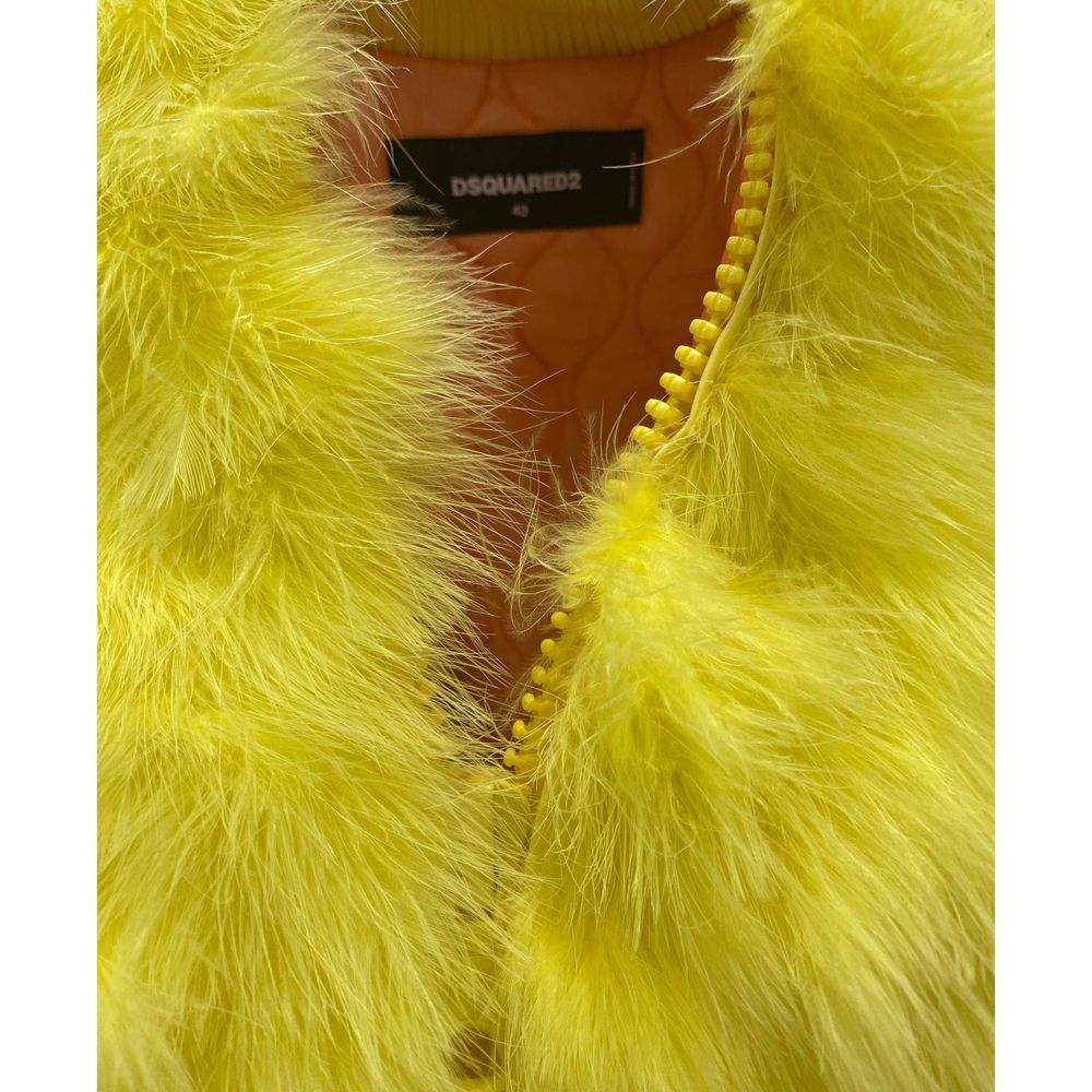 Dsquared² Yellow Feather Bomber