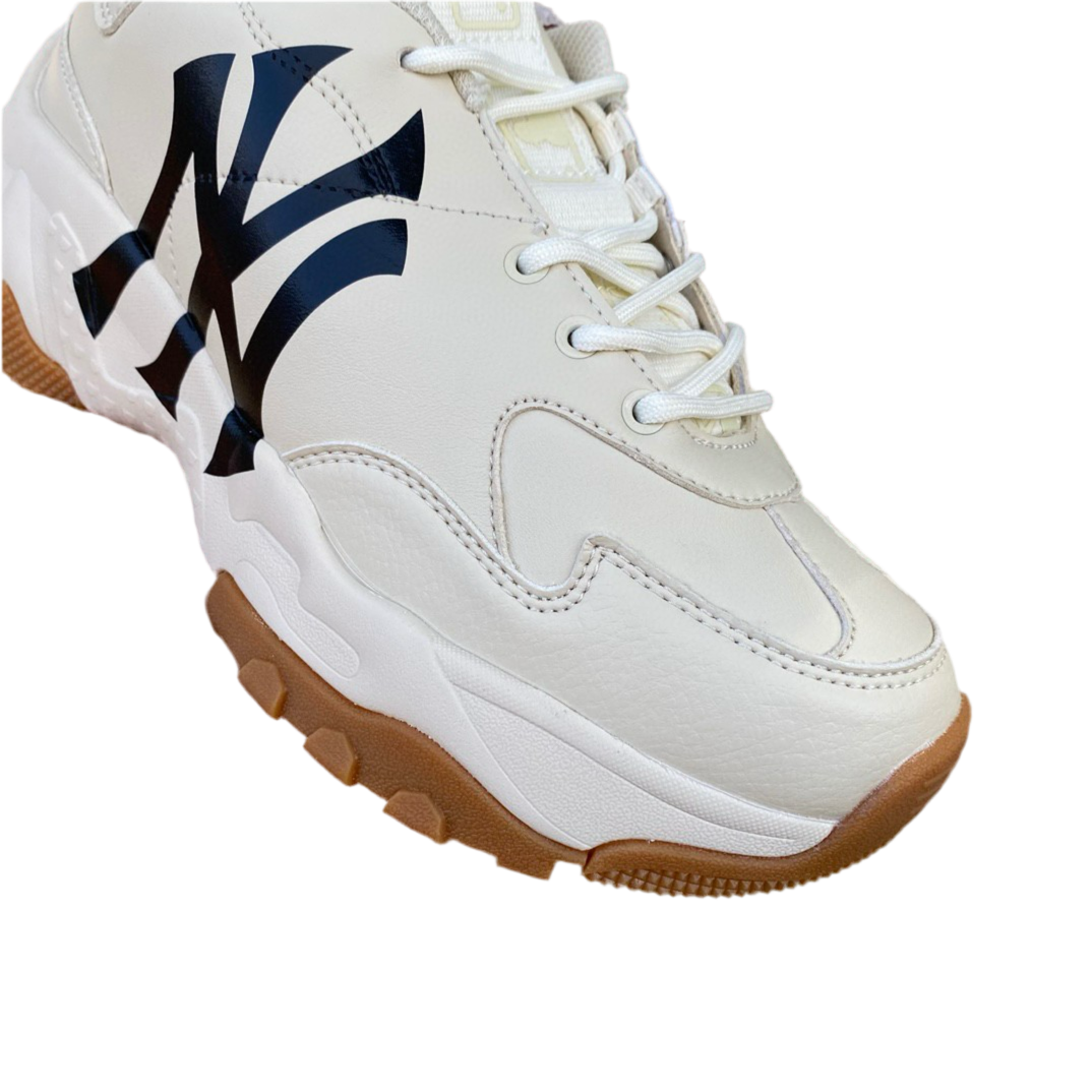 MLB white raw rubber MLB Yankees senior shoes men's and women's sneakers
