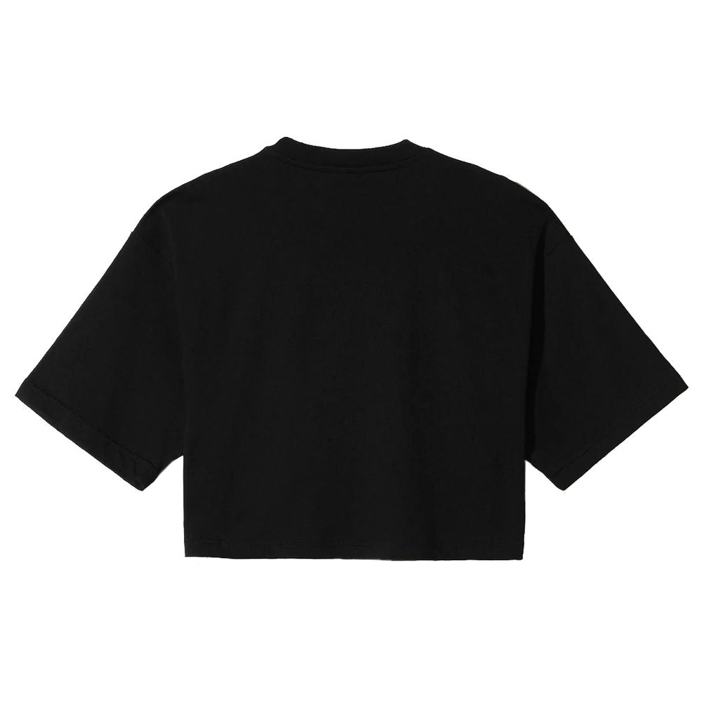 Comme Des Fuckdown Black Cotton Women T-Shirt