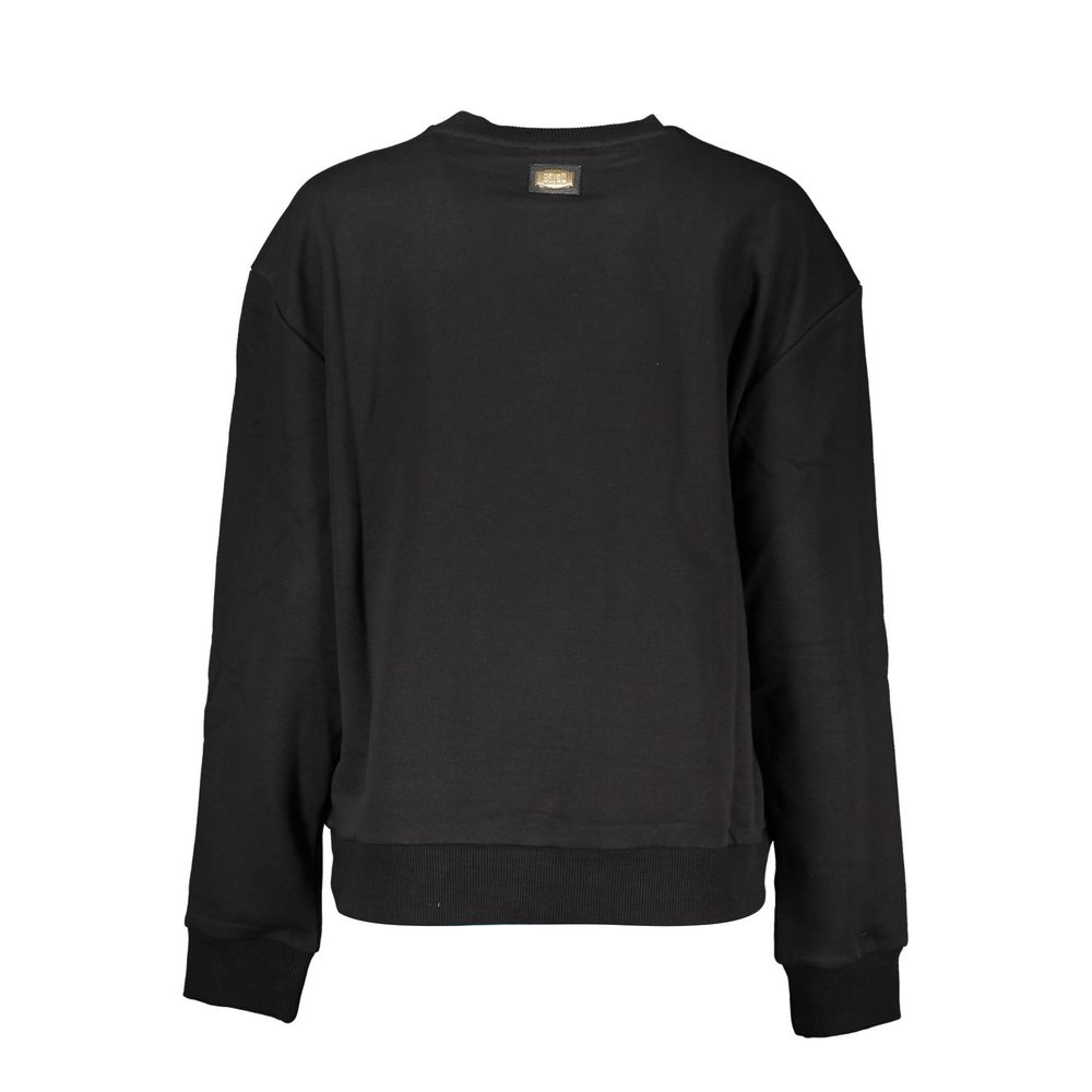 Cavalli Class Black Cotton Sweatshirt