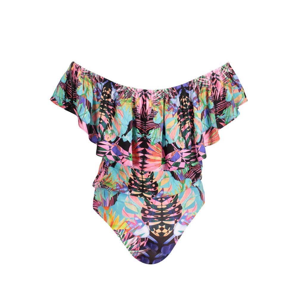 Desigual Black Polyester Bodysuit