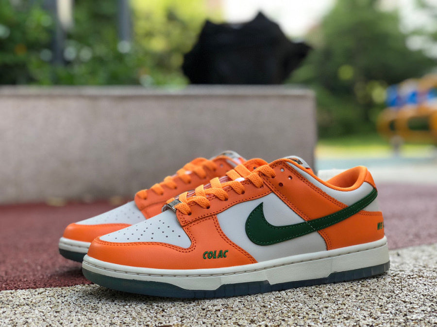 Low Nike Dunk Low retro low-top white orange green