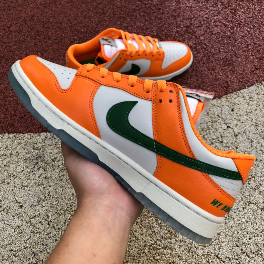 Low Nike Dunk Low retro low-top white orange green