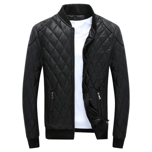 Men's winter plush suede jacket
