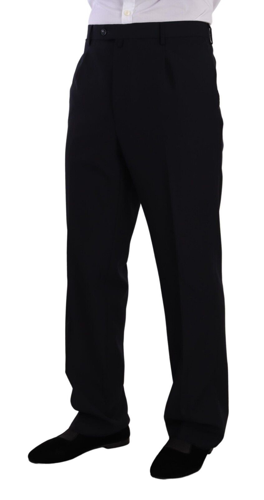 Domenico Tagliente Blue Polyester Single Breasted Formal Suit