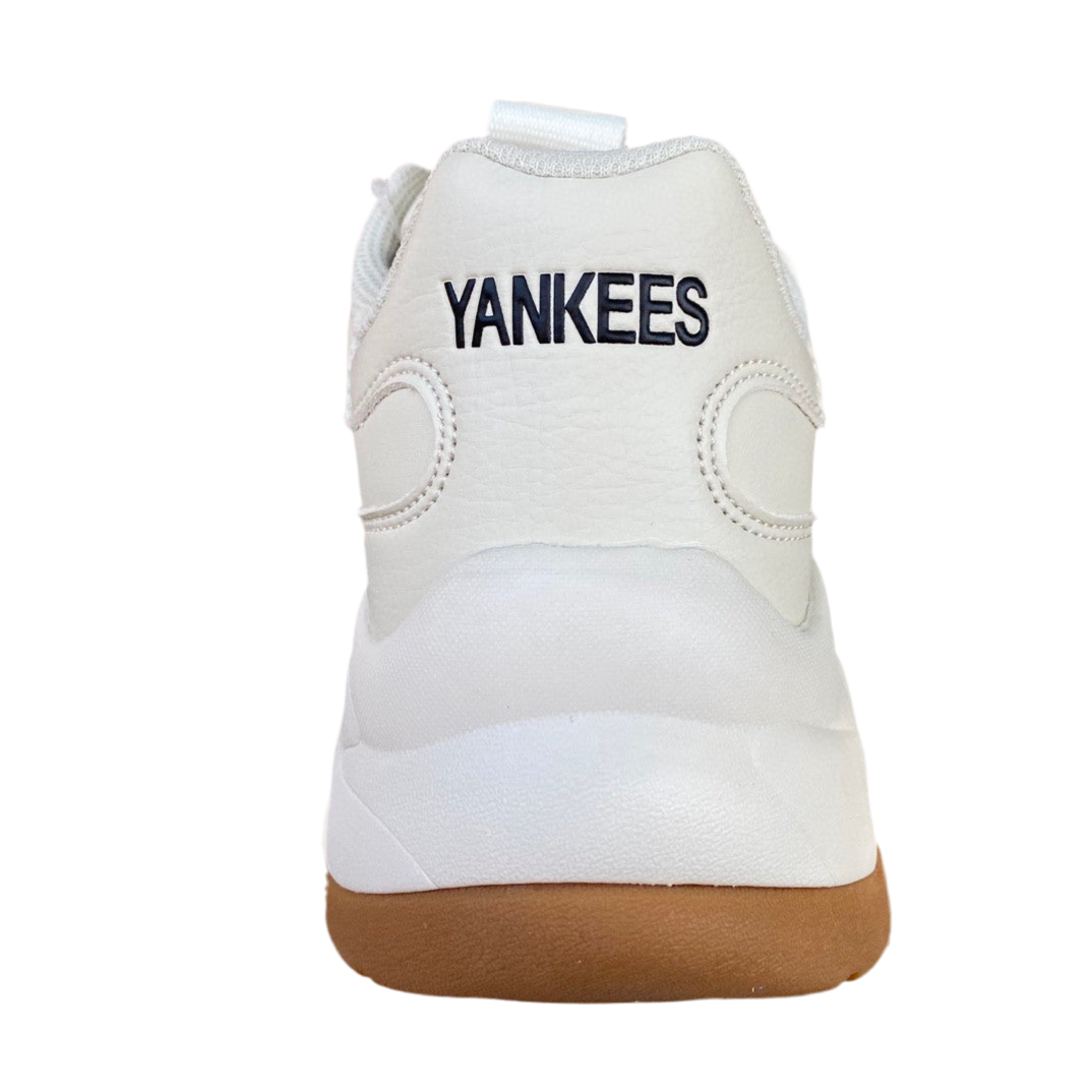 MLB white raw rubber MLB Yankees senior shoes men's and women's sneakers