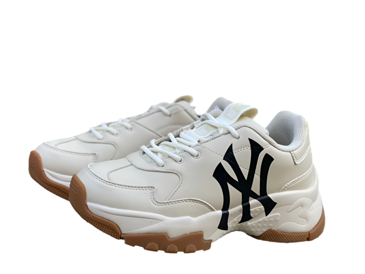 MLB white raw rubber MLB Yankees senior shoes men's and women's sneakers