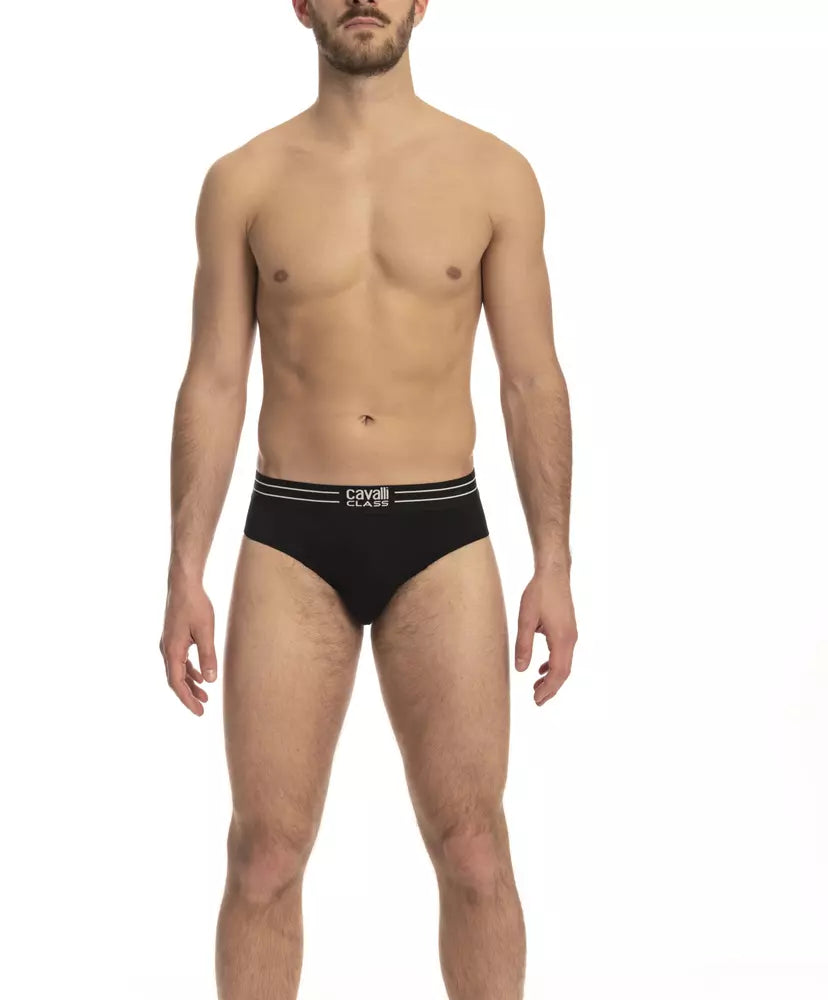 Cavalli Class Black Cotton Boxer