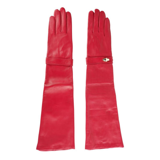 Cavalli Class Red Lambskin Glove