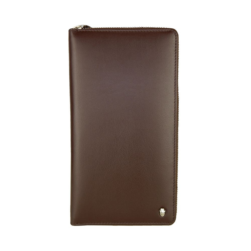 Cavalli Class Brown Leather Wallet