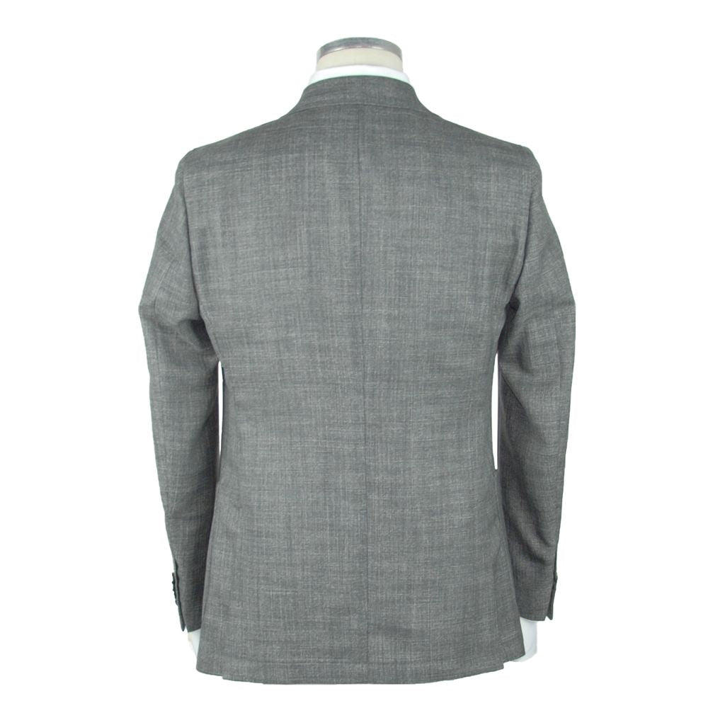 Emilio Romanelli Gray Wool Men's Blazer