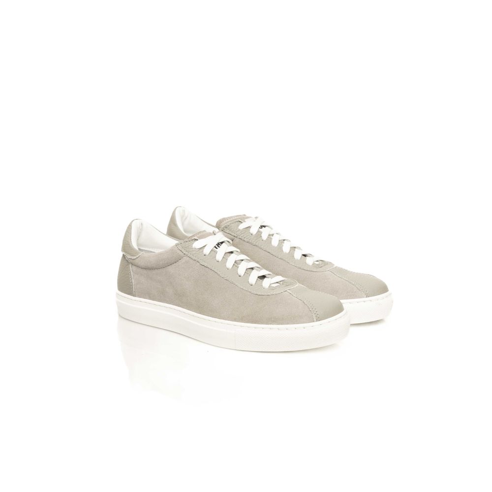 Cerruti 1881 Gray Cowhide Sneaker
