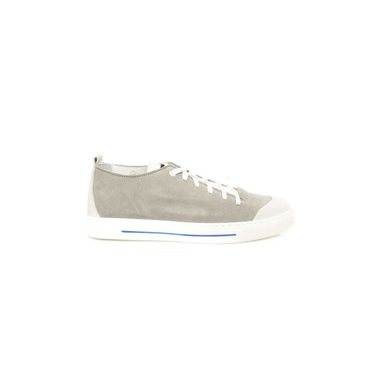 Cerruti 1881 Gray Cowhide Sneaker