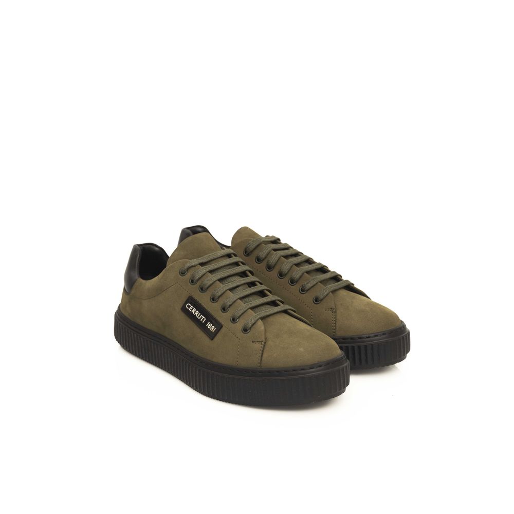 Cerruti 1881 Green Cowhide Sneaker
