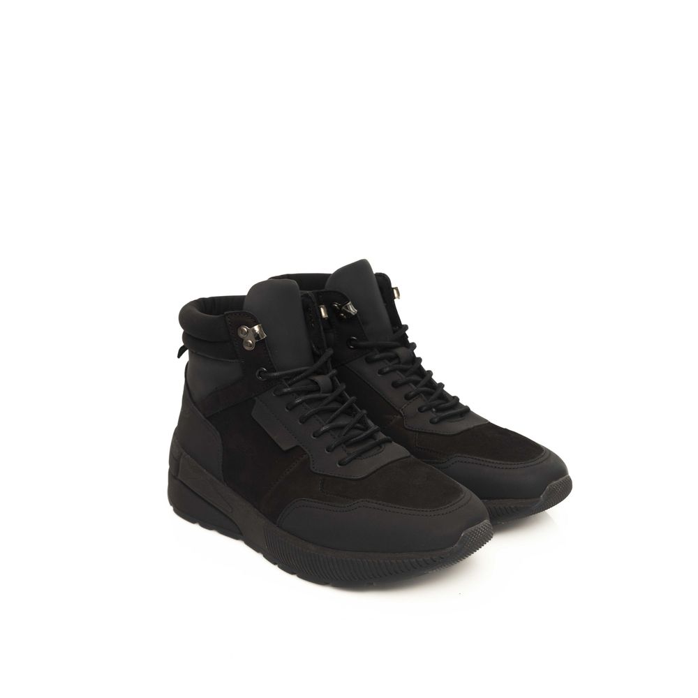 Cerruti 1881 Black Cowhide Sneaker