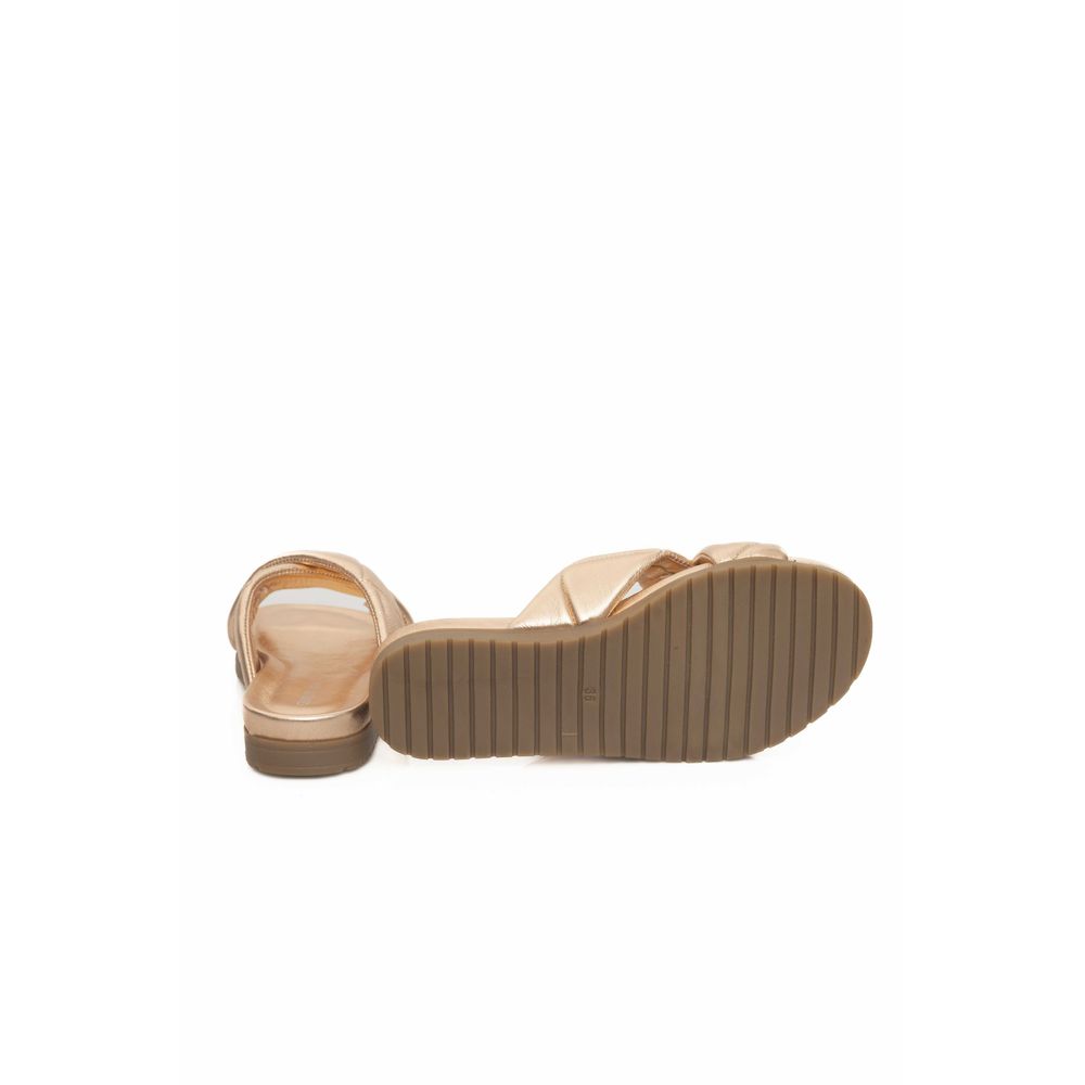 Cerruti 1881 Beige Lambskin Sandal