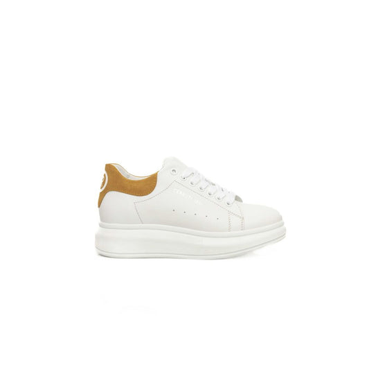 Cerruti 1881 White Cowhide Sneaker