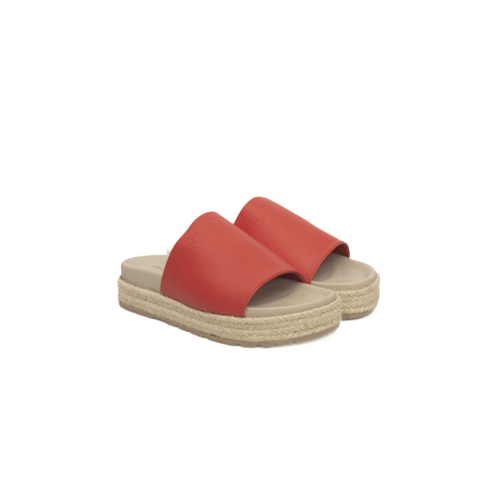 Cerruti 1881 Red Calfskin Sandal