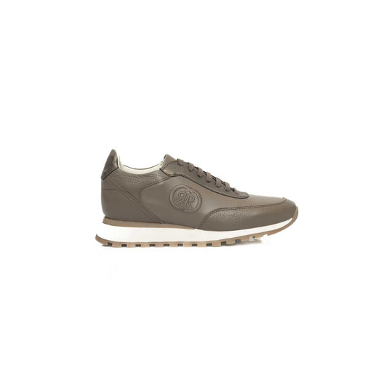 Cerruti 1881 Beige Cowhide Sneaker