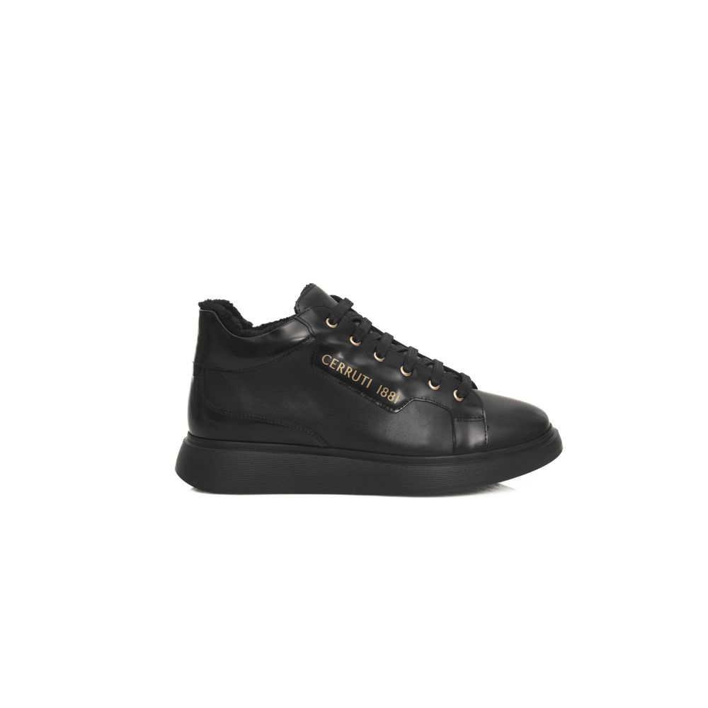 Cerruti 1881 Black Cowhide Sneaker