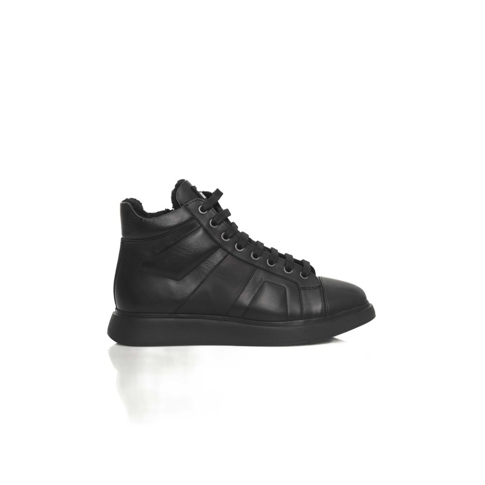 Cerruti 1881 Black Cowhide Sneaker