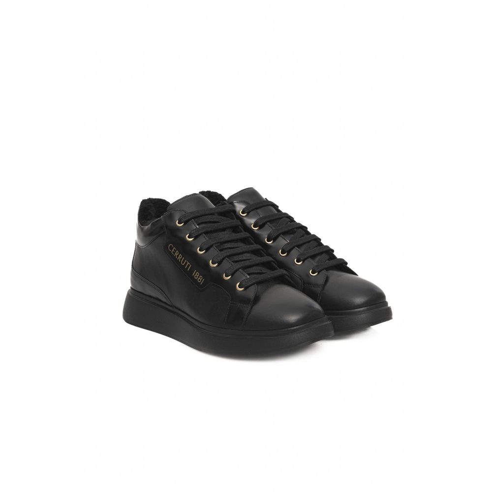 Cerruti 1881 Black Cowhide Sneaker