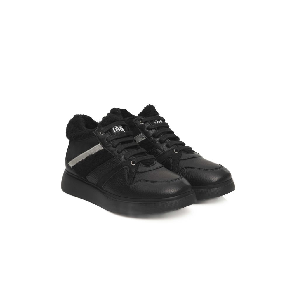 Cerruti 1881 Black Cowhide Sneaker