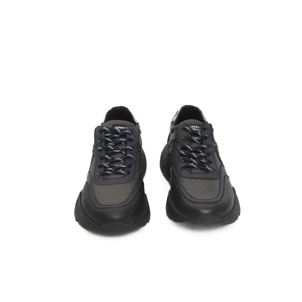 Cerruti 1881 Blue Cowhide Sneaker