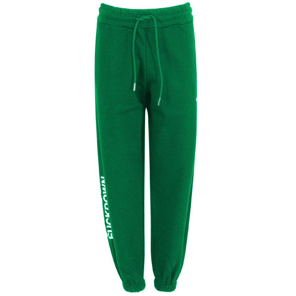 Comme Des Fuckdown Green Cotton Pant