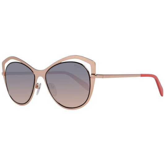 Emilio Pucci Rose Gold Metal Sunglasses